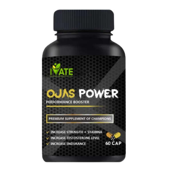 Ojas Power Capsules | Ayurvedic Testosterone Booster & Stamina Capsule for Men (Pack of 60)