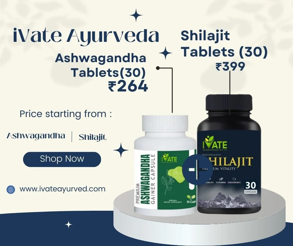 Ashwagandha and Shilajit Tablets