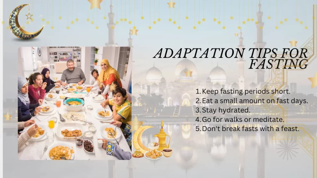 adaptation tips for fasting of ramadan