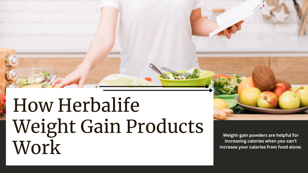 how herbalife weight gain products work
