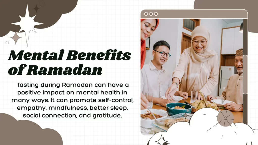 mental benefits of Ramadan 