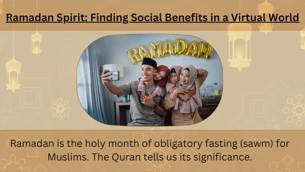 social benefits of ramadan